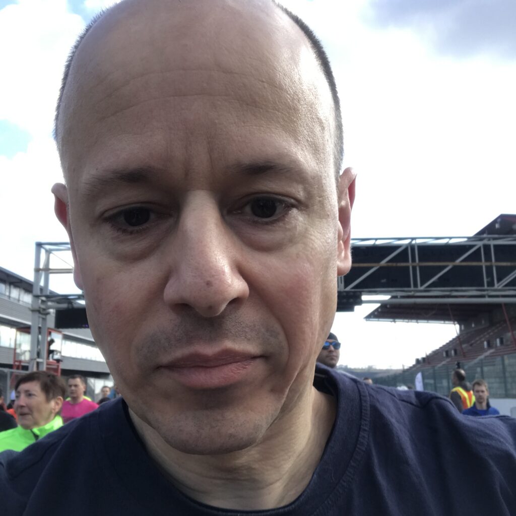 Selfie on Spa-Francorchamps run 2020